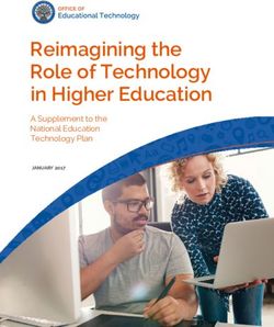 Reimagining the Role of Technology in Higher Education - A Supplement to the National Education Technology Plan
