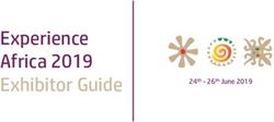 Experience Africa 2019 Exhibitor Guide - 24th - 26th June 2019