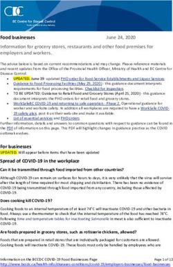 Information for grocery stores, restaurants and other food premises for employers and workers.