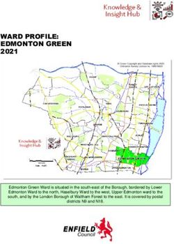 WARD PROFILE: EDMONTON GREEN 2021 - Enfield Council