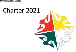 Charter 2021 MANUREWA HIGH SCHOOL
