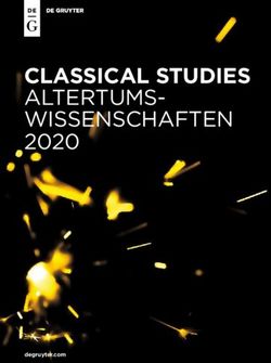 Classical Studies Altertums Wissenschaften 2020 De Gruyter