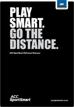 PLAY SMART. GO THE DISTANCE - ACC SportSmart Reference Resource - accsportsmart.co.nz - New Zealand Rugby League