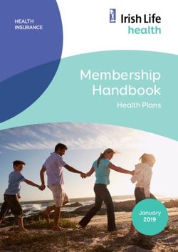 Membership Handbook Health Plans 2019 - Irish Life Health