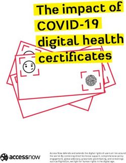 The impact of COVID-19 - Access Now