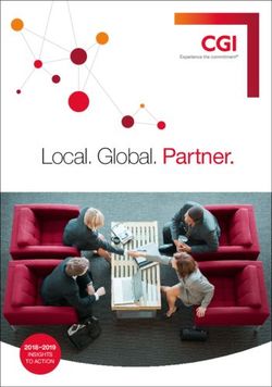 Local. Global. Partner - 2018-2019 INSIGHTS TO ACTION - CGI.com