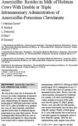 Amoxicillin Resides in Milk of Holstein Cows With Double or Triple Intramammary Administration of Amoxicillin-Potassium Clavulanate