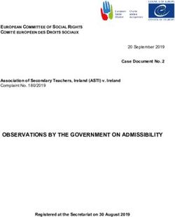 OBSERVATIONS BY THE GOVERNMENT ON ADMISSIBILITY - Coe