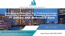 7thEdition APA Reference Style - Packaging and Managing Your Professional Image - RoundTable Presentations - Presenting Nationally