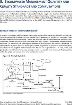 STORMWATER MANAGEMENT QUANTITY AND QUALITY STANDARDS AND COMPUTATIONS