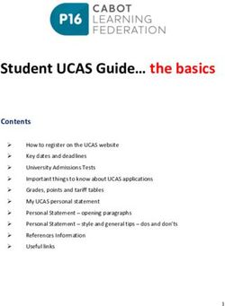 Student UCAS Guide The Basics - CLF Post 16