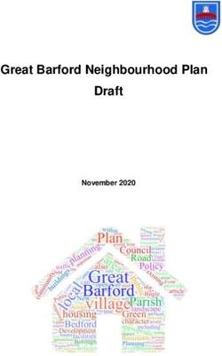 Great Barford Neighbourhood Plan Draft - November 2020