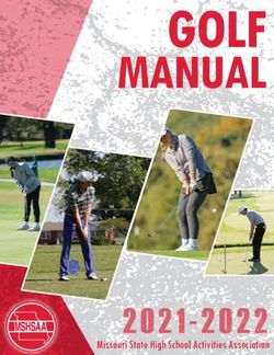 GOLF MANUAL - Missouri State High School Activities Association - Missouri State High School Activities ...