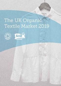 The UK Organic Textile Market 2019 - Soil Association