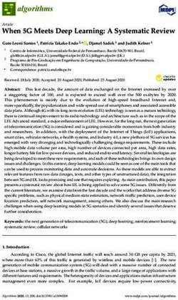 When 5G Meets Deep Learning: A Systematic Review - MDPI