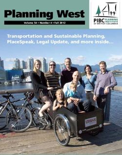 Planning West - Planning Institute of British Columbia