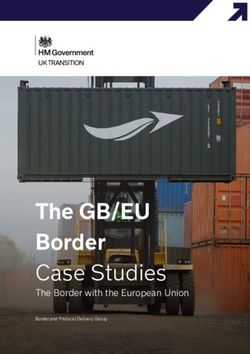 The GB/EU Border Case Studies - The Border with the European Union - Gov.uk