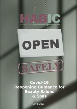 OPEN Covid-19 Reopening Guidance for Beauty Salons & Spas