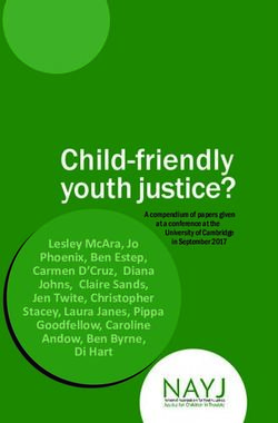 Child-friendly youth justice? - NAYJ