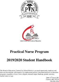 Practical Nurse Program 2019/2020 Student Handbook