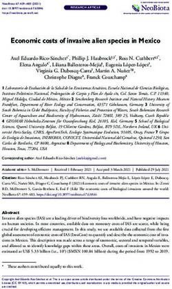 Economic costs of invasive alien species in Mexico - NeoBiota