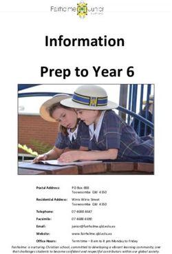 Information Prep to Year 6 - Fairholme College
