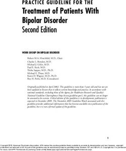 Treatment of Patients With Bipolar Disorder Second Edition