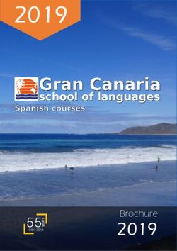 2019 55 y Brochure - Gran Canaria School of Languages