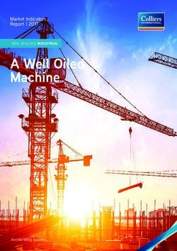 A Well Oiled Machine Market Indicators Report | 2017 - NEW ZEALAND INDUSTRIAL - Colliers International