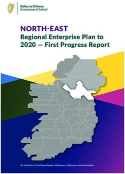 NORTH-EAST Regional Enterprise Plan to 2020 - First Progress Report - An initiative of the Department of Business, Enterprise and Innovation