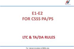 FOR CSSS PA/PS E1-E2 LTC & TA/DA RULES - For internal circulation of BSNL only
