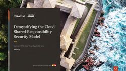 Demystifying the Cloud Shared Responsibility Security Model - Volume 2 Oracle and KPMG Cloud Threat Report 2020 series