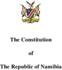 The Constitution of The Republic of Namibia