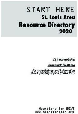 Resource Directory START HERE St. Louis Area - Visit our website: www.startherestl.org for more listings and information about printing copies ...
