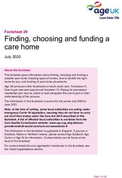 Finding, choosing and funding a care home - Age UK
