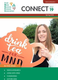 CONNECT 19 - Irish Motor Neurone Disease