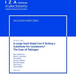 Is Large-Scale Rapid Cov-2 Testing a Substitute For Lockdowns? The Case of Tübingen - DISCUSSION PAPER SERIES - IZA