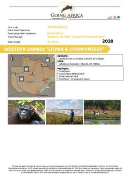 WESTERN ZAMBIA "LIUWA & CHIMPANZEES" - Going Africa ...