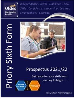 Prospectus 2021/22 Get ready for your sixth form journey to begin - Independence . Social . Transition . New Skills . Confidence ...