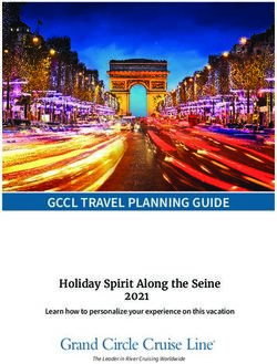 Grand Circle Cruise Line - GCCL TRAVEL PLANNING GUIDE Holiday Spirit Along the Seine - Grand Circle Travel