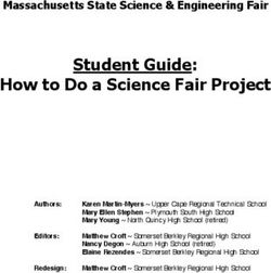 Student Guide: How to Do a Science Fair Project