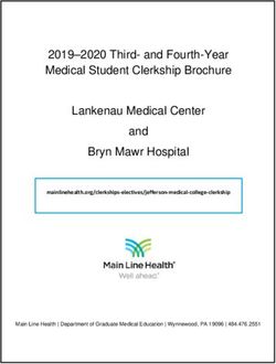 2019-2020 Third- and Fourth-Year Medical Student Clerkship Brochure Lankenau Medical Center and Bryn Mawr Hospital