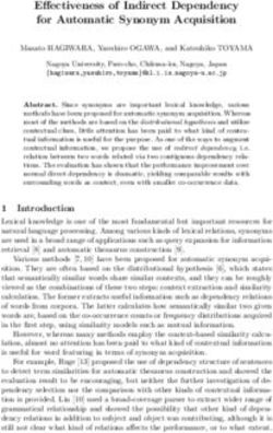 Effectiveness of Indirect Dependency for Automatic Synonym Acquisition