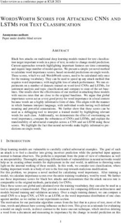 WORDSWORTH SCORES FOR ATTACKING CNNS AND LSTMS FOR TEXT CLASSIFICATION