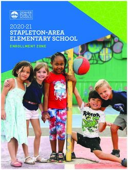 STAPLETON-AREA ELEMENTARY SCHOOL 2020-21 - DPS SchoolChoice
