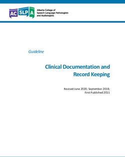Clinical Documentation and Record Keeping - Guideline