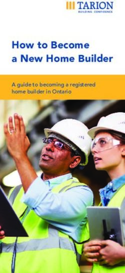 How to Become a New Home Builder - A guide to becoming a registered home builder in Ontario - Tarion.com