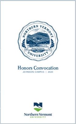Honors Convocation JOHNSON CAMPUS | 2020 - Northern Vermont University