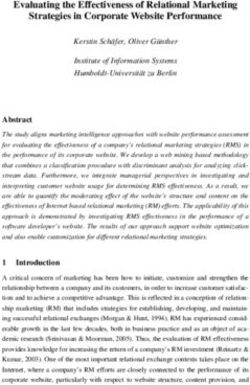 Evaluating the Effectiveness of Relational Marketing Strategies in Corporate Website Performance