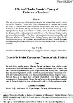 Effects of Charles Darwin's Theory of Evolution in Tanzimat